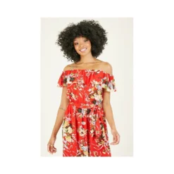Yumi Red Oriental Bardot Frill Dress 11 Yumi Red Oriental Bardot Frill Dress -Cheap My Dreamy Dress Store red oriental bardot frill dress p8529 71474 image