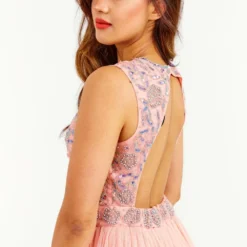 Rose Handmade Embellished Maxi Dress -Cheap My Dreamy Dress Store rose handmade embellished maxi dress p14077 121425 image