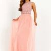 Rose Handmade Embellished Maxi Dress