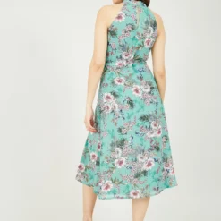 Yumi Sage Green Tropical Palm Print Halter Dress 12 Yumi Sage Green Tropical Palm Print Halter Dress -Cheap My Dreamy Dress Store sage green tropical palm print halter dress p10540 110897 image