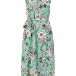 Yumi Sage Green Tropical Palm Print Halter Dress 13 Yumi Sage Green Tropical Palm Print Halter Dress -Cheap My Dreamy Dress Store sage green tropical palm print halter dress p10540 110898 image