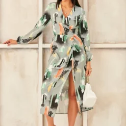 Side Seam Slit Midi Dress -Cheap My Dreamy Dress Store side seam slit midi dress p17426 137120 image