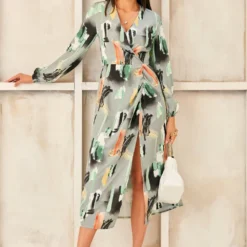 Side Seam Slit Midi Dress -Cheap My Dreamy Dress Store side seam slit midi dress p17426 137121 image