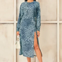 Side Slit Midi Dress -Cheap My Dreamy Dress Store side slit midi dress p17373 136900 image