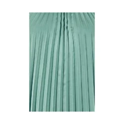 Yumi Teal Halter Neck Satin Pleated Midi Dress -Cheap My Dreamy Dress Store teal halter neck satin pleated midi dress p10185 100291 image
