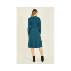 Yumi Teal Knitted Skater Dress 9 Yumi Teal Knitted Skater Dress -Cheap My Dreamy Dress Store teal knitted skater dress p9555 104912 image