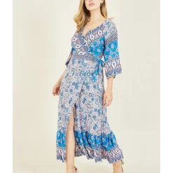 Yumi V Neck Floral Casual Maxi Dress 7 Yumi V Neck Floral Casual Maxi Dress -Cheap My Dreamy Dress Store v neck floral casual maxi dress p8682 93422 image