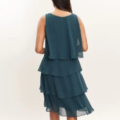 Vesta Jewel-Shoulder Tiered Cocktail Dress -Cheap My Dreamy Dress Store vesta jewel shoulder tiered cocktail dress p18245 141084 image