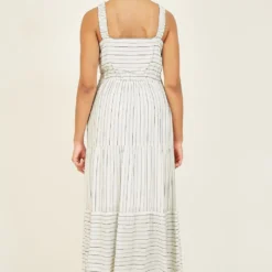 Yumi White Striped Maxi Dress -Cheap My Dreamy Dress Store white striped maxi dress p8337 114168 image