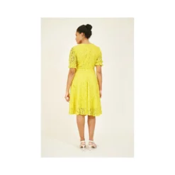 Yumi Yellow Lace Tea Dress -Cheap My Dreamy Dress Store yellow lace tea dress p8344 70729 image