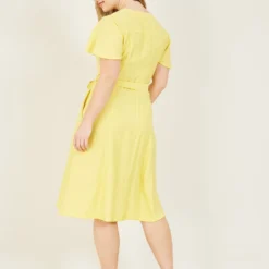 Yumi Yellow Shirt Dress -Cheap My Dreamy Dress Store yellow shirt dress p7992 113988 image