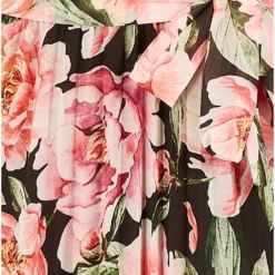 Yumi Black Rose Print Pleated Midi Dress -Cheap My Dreamy Dress Store yumi black rose print pleated midi dress p14971 125640 image