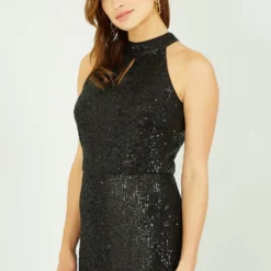 Yumi Black Sequin Halter Neck Midi Dress 10 Yumi Black Sequin Halter Neck Midi Dress -Cheap My Dreamy Dress Store yumi black sequin halter neck midi dress p15029 126610 image