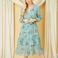Yumi Green Botanical Bird Print Gypsy Dress 10 Yumi Green Botanical Bird Print Gypsy Dress -Cheap My Dreamy Dress Store yumi green botanical bird print gypsy dress p10472 113405 image