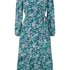 Yumi Green Daisy Print Wrap Midi Dress With Long Sleeves 12 Yumi Green Daisy Print Wrap Midi Dress With Long Sleeves -Cheap My Dreamy Dress Store yumi green daisy print wrap midi dress with long sleeves p19287 145315 image