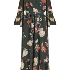 Yumi Green Floral Dip Hem Midi Dress 12 Yumi Green Floral Dip Hem Midi Dress -Cheap My Dreamy Dress Store yumi green floral dip hem midi dress p16334 132236 image