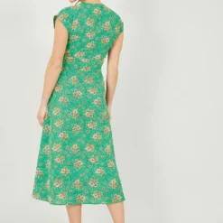 Yumi Green Floral Midi Dress -Cheap My Dreamy Dress Store yumi green floral midi dress p11974 110280 image