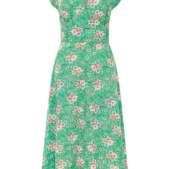 Yumi Green Floral Midi Dress -Cheap My Dreamy Dress Store yumi green floral midi dress p11974 110738 image