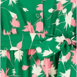 Yumi Green Floral Print Midi Shirt Dress -Cheap My Dreamy Dress Store yumi green floral print midi shirt dress p14345 123426 image