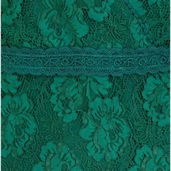 Yumi Green Lace Skater Midi Dress With Ruffle Hem -Cheap My Dreamy Dress Store yumi green lace skater midi dress with ruffle hem p16333 132230 image