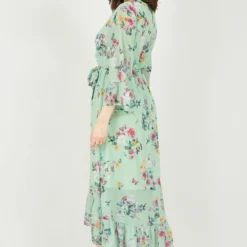 Yumi Mint Green Oriental Butterfly Wrap High Wrap Dress -Cheap My Dreamy Dress Store yumi mint green oriental butterfly wrap high wrap dress p11973 111019 image