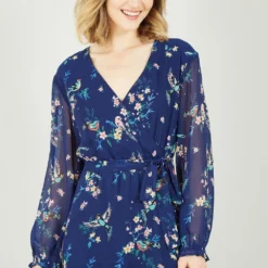 Yumi Navy Botanical Bird Print Gypsy Dress 10 Yumi Navy Botanical Bird Print Gypsy Dress -Cheap My Dreamy Dress Store yumi navy botanical bird print gypsy dress p10471 110967 image