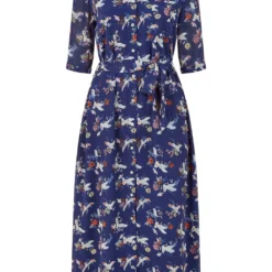 Yumi Navy Crane Print Midi Shirt Dress 10 Yumi Navy Crane Print Midi Shirt Dress -Cheap My Dreamy Dress Store yumi navy crane print midi shirt dress p19294 145359 image