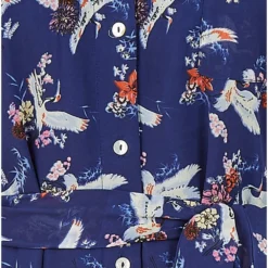 Yumi Navy Crane Print Midi Shirt Dress 11 Yumi Navy Crane Print Midi Shirt Dress -Cheap My Dreamy Dress Store yumi navy crane print midi shirt dress p19294 145360 image