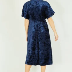 Yumi Navy Velvet Kimono Midi Dress -Cheap My Dreamy Dress Store yumi navy velvet kimono midi dress p15002 125725 image