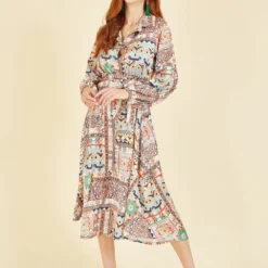 Yumi Patchwork Print Long Sleeve Shirt Dress 8 Yumi Patchwork Print Long Sleeve Shirt Dress -Cheap My Dreamy Dress Store yumi patchwork print long sleeve shirt dress p14420 123405 image