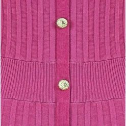 Yumi Pink Knitted Button Down Shirt Dress -Cheap My Dreamy Dress Store yumi pink knitted button down shirt dress p16312 132197 image