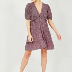 Yumi Pink Leopard Print Swing Dress -Cheap My Dreamy Dress Store yumi pink leopard print swing dress p12650 114920 image