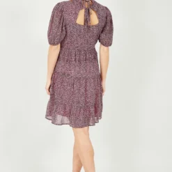 Yumi Pink Leopard Print Swing Dress -Cheap My Dreamy Dress Store yumi pink leopard print swing dress p12650 114921 image