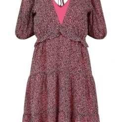 Yumi Pink Leopard Print Swing Dress -Cheap My Dreamy Dress Store yumi pink leopard print swing dress p12650 114922 image