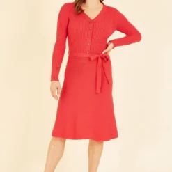 Yumi Red Knitted Skater Dress 11 Yumi Red Knitted Skater Dress -Cheap My Dreamy Dress Store yumi red knitted skater dress p15310 127764 image